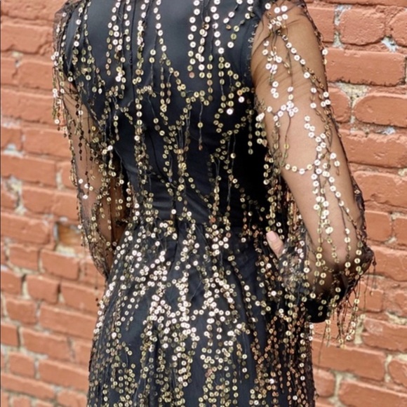 Southern Fried Chics Seasons Change Black Dress - Picture 4 of 5